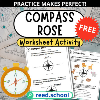 Preview of Free Compass Rose Practice | Cardinal & Intermediate Directions