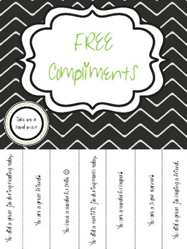 Free Compliments by Gator Teach | Teachers Pay Teachers