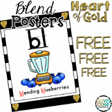 Free Consonant Blend Phonics Posters with Chants for Phone