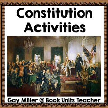 Preview of Constitution Facts and Foldable Organizers