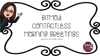 Preview of Free Bitmoji Contactless Morning Greetings