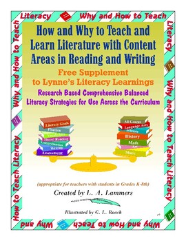 Free Content Area Comprehension Supplement for Teachers in K-8th