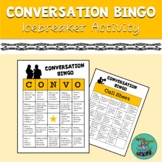 Free Conversation Bingo Game - back to school, icebreaker,