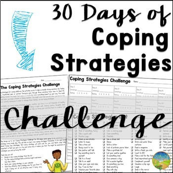 Preview of Coping Strategies Challenge - 30 Days of Coping Skills