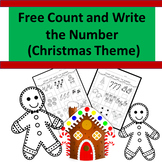 Free Count and Write  the Number  (Christmas Theme)