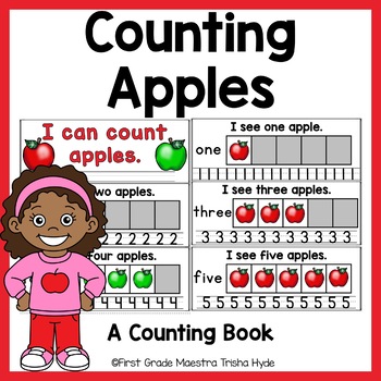 Preview of Free Count to Five | Number 1-5 | Apple Counting