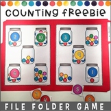 Free Counting File Folder Game