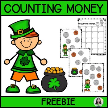 Preview of Free Counting Money Task Cards for 2nd Grade