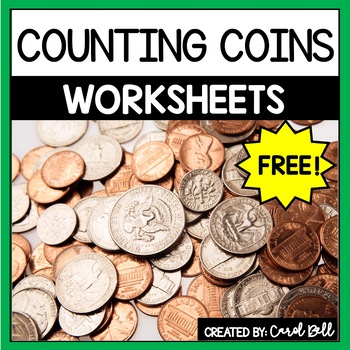 Preview of Free Counting Coins Worksheets
