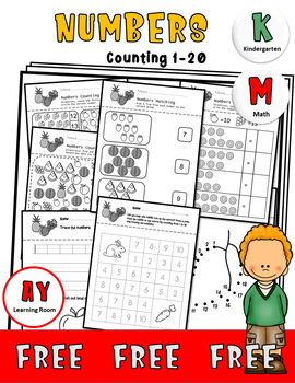 Preview of Free - Counting Practice - Numbers 1 to 20