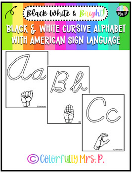 The Teachers' Lounge®  Mini Posters: Sign Language Alphabet Poster Set