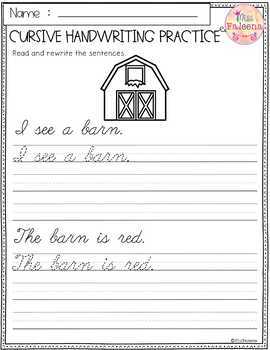 Free Cursive Writing Worksheets (PDF) 