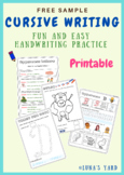 Free Cursive writing uppercase letters