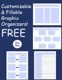 Free Customizable/Fillable Graphic Organizers