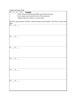 Preview of Free -Daily 5 Reading Log/ Chapter Summary Grids