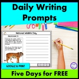 Free Daily Writing Prompts Quick Write