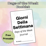 Free Days of the Week Booklet in Italian for Kids