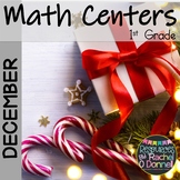 Free December Christmas Math Center First Grade