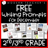 Free December Christmas Winter Writing Prompts