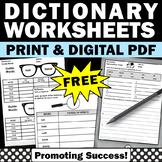 Free Dictionary Skills Worksheets Practice Using a Diction