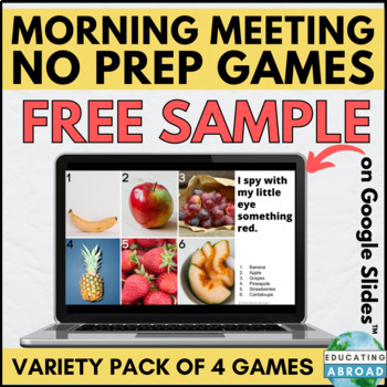 Preview of Free Digital Games for Whole Class Engagement | No Prep Brain Breaks