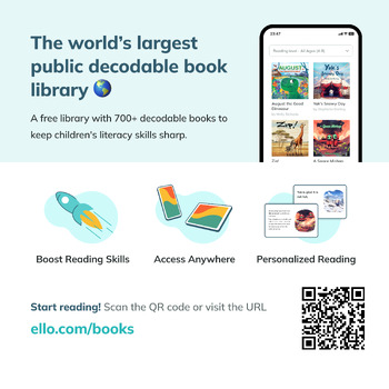 Preview of Free Digital Library of 700+ Decodable Books (K-3rd grade)