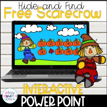Preview of Free Digital Scarecrow Activity Hide and Find
