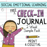 Free Social Emotional Learning Check-In Journal | SEL Activities