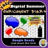 Free Digital Summer Enrichment Board, Perfect for Summer P