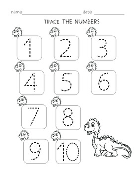Free Dinosaur Math Activities by Teacher smile shop | TPT