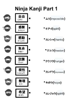 Preview of Free Download - Japanese Kanji