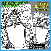 Free Drawing to Color - Dessin gratuit à colorier