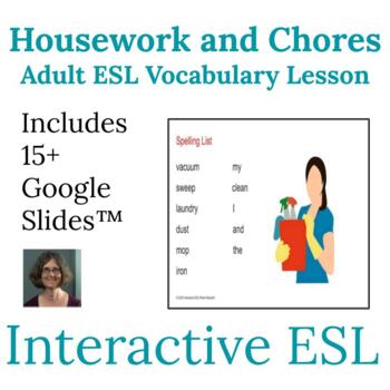 Preview of Free ESL Vocabulary and Spelling Lesson for Beginner to Intermediate Adults 