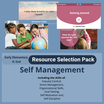 Preview of Free : Early Elementary Self Management Selection Pack