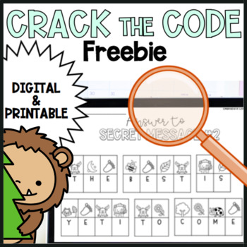 Preview of Free Early Finisher Crack the Code Activities