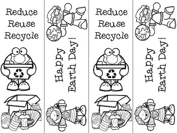 free earth day bookmarks by atbot the book bug tpt