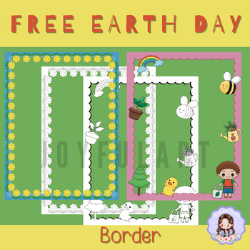 Preview of Free!! Earth Day Clip art Borders