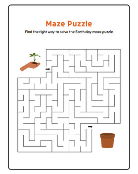 Preview of Free Earth Day Maze: Explore Environmental Adventures!