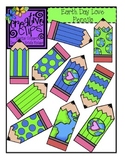 {Free} Earth Day Pencils {Creative Clips Digital Clipart}