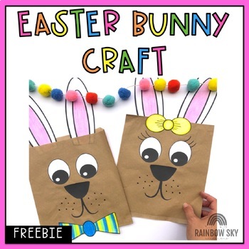 Preview of Free Easter Bunny Craft - Easter Craftivity