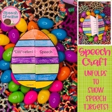 Free Easter Egg Speech Therapy Craft 
