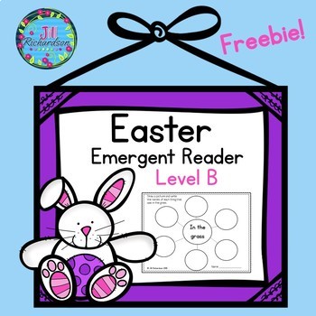 Preview of Free Easter Emergent Reader Level B (Guided Reading)