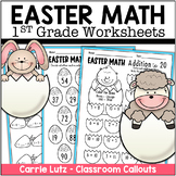 Easter Math Printables - First Grade - No Prep