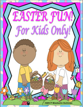Preview of Freebie Spring Easter Math and ELA Printables! Easel Activity
