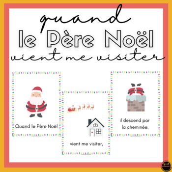 Preview of Free Easy French Christmas Song - Quand Le Père Noël Vient Me Visiter