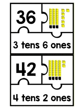 Preview of Free Easy Place Value Puzzle