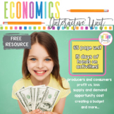 Free Economics Unit | Opportunity Cost Game | Goods & Serv