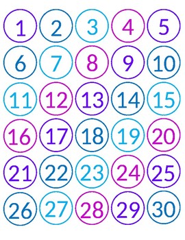 Free Editable Class Numbers by Teaching Edventures | TpT