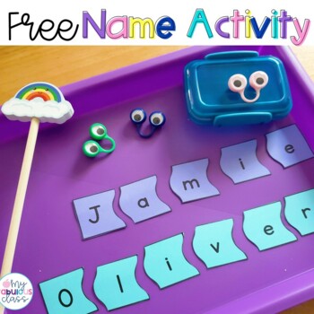Preview of Free Editable Name Puzzle