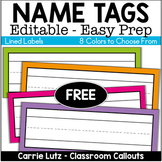 Editable Name Tags & Labels – Free